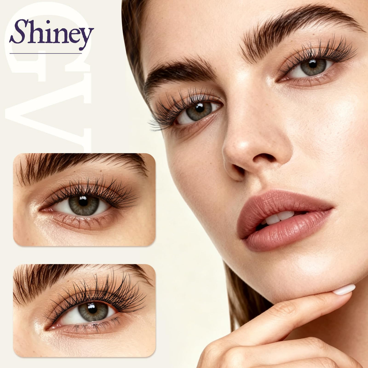 GlowVane TrueCurve Lash Clusters displayed with clear band detail
