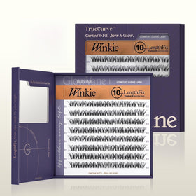 GlowVane TrueCurve Lash Clusters Winkie front view
