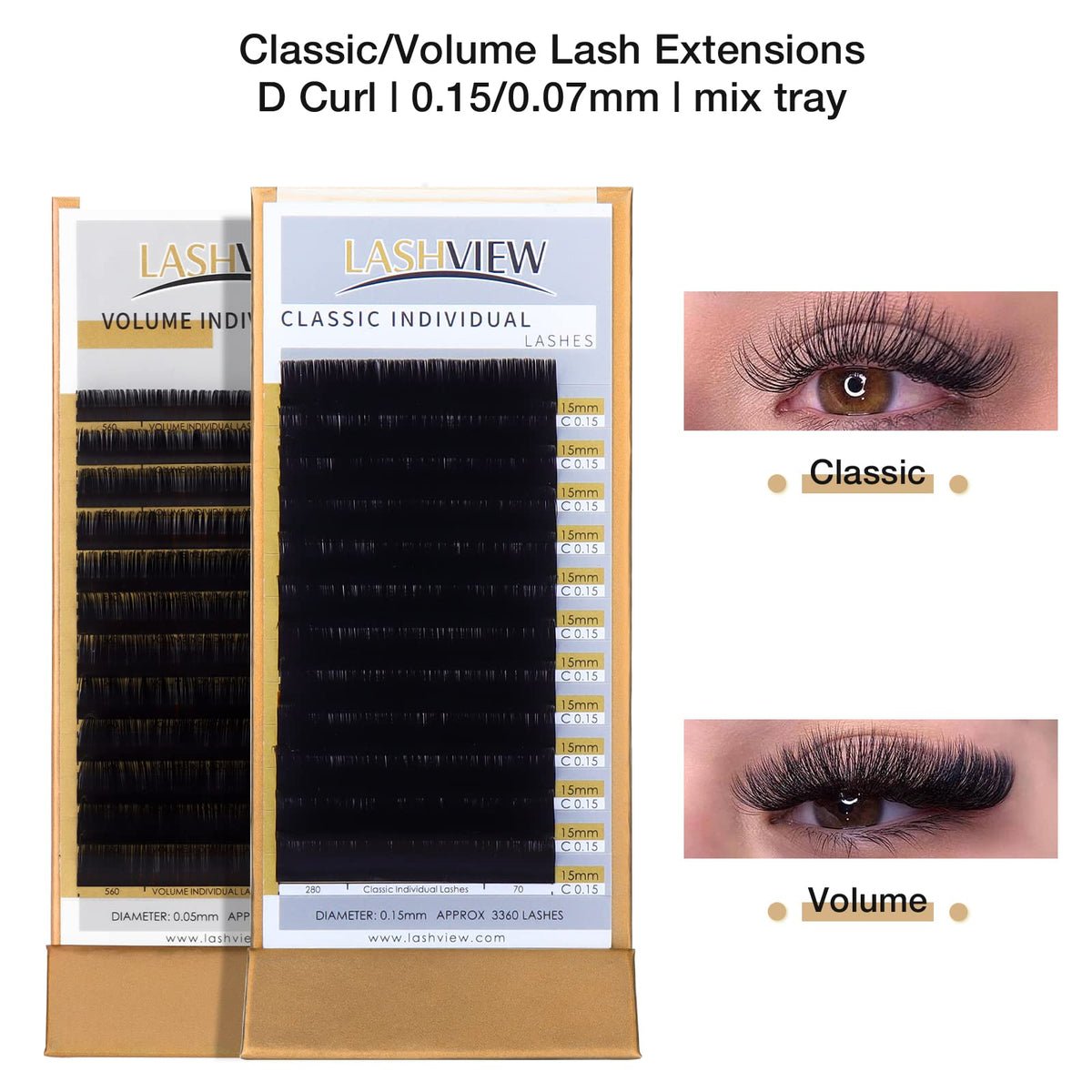 Glue rings and lash mapping stickers from LASHVIEW kit