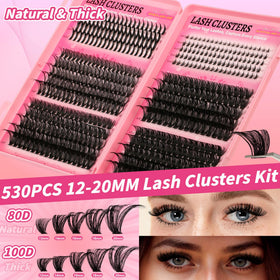 Gmagictobo Lash Clusters Kit back view with product details