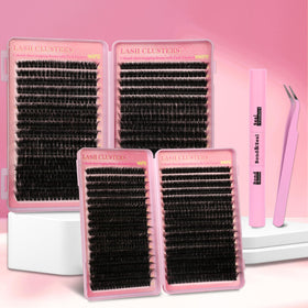 Gmagictobo Lash Clusters Kit contents overview