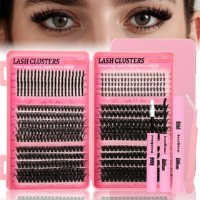 Gmagictobo Lash Clusters Kit front view with 530Pcs