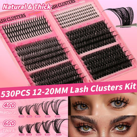Gmagictobo lash clusters kit with application tools