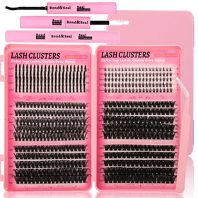 Gmagictobo lash clusters showing various styles and lengths