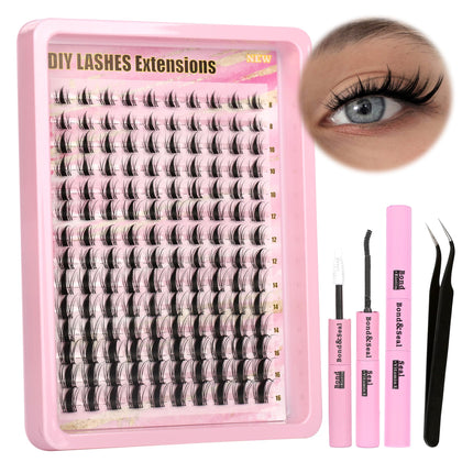 Gmagictobo Manga Lash Clusters Kit front view with packaging