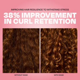 Goddess Blowout Leave-In Hair Mask opened showing product inside