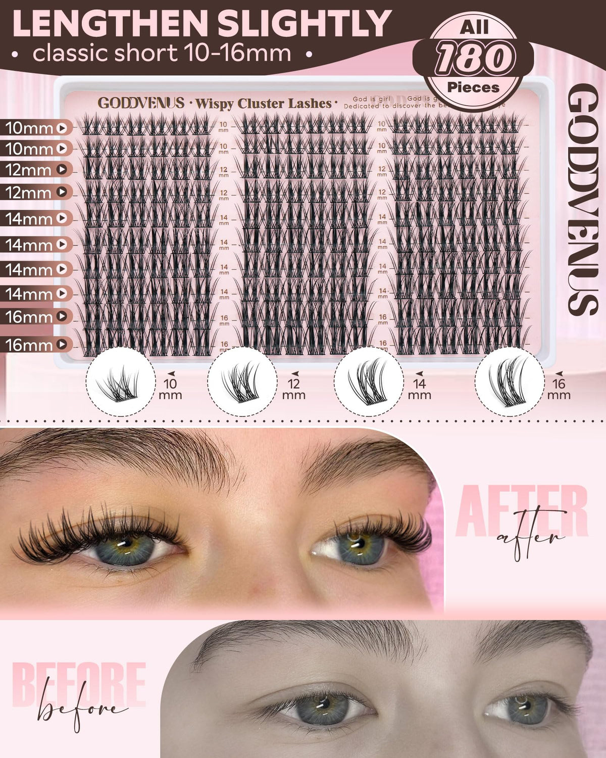 Goddvenus 2-in-1 bond and seal lash glue