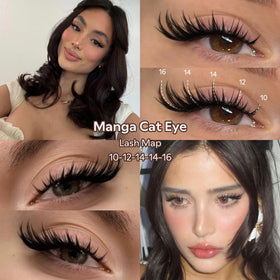 Goddvenus BUNNY lash clusters in packaging with lash maps