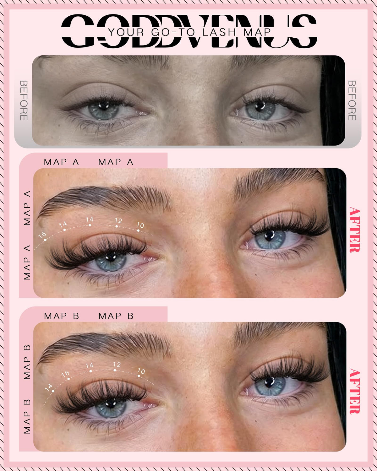 Goddvenus Fluffy Eye Lash Clusters showing natural fluffy texture