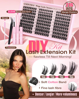 Goddvenus lash bond and seal tube with brush