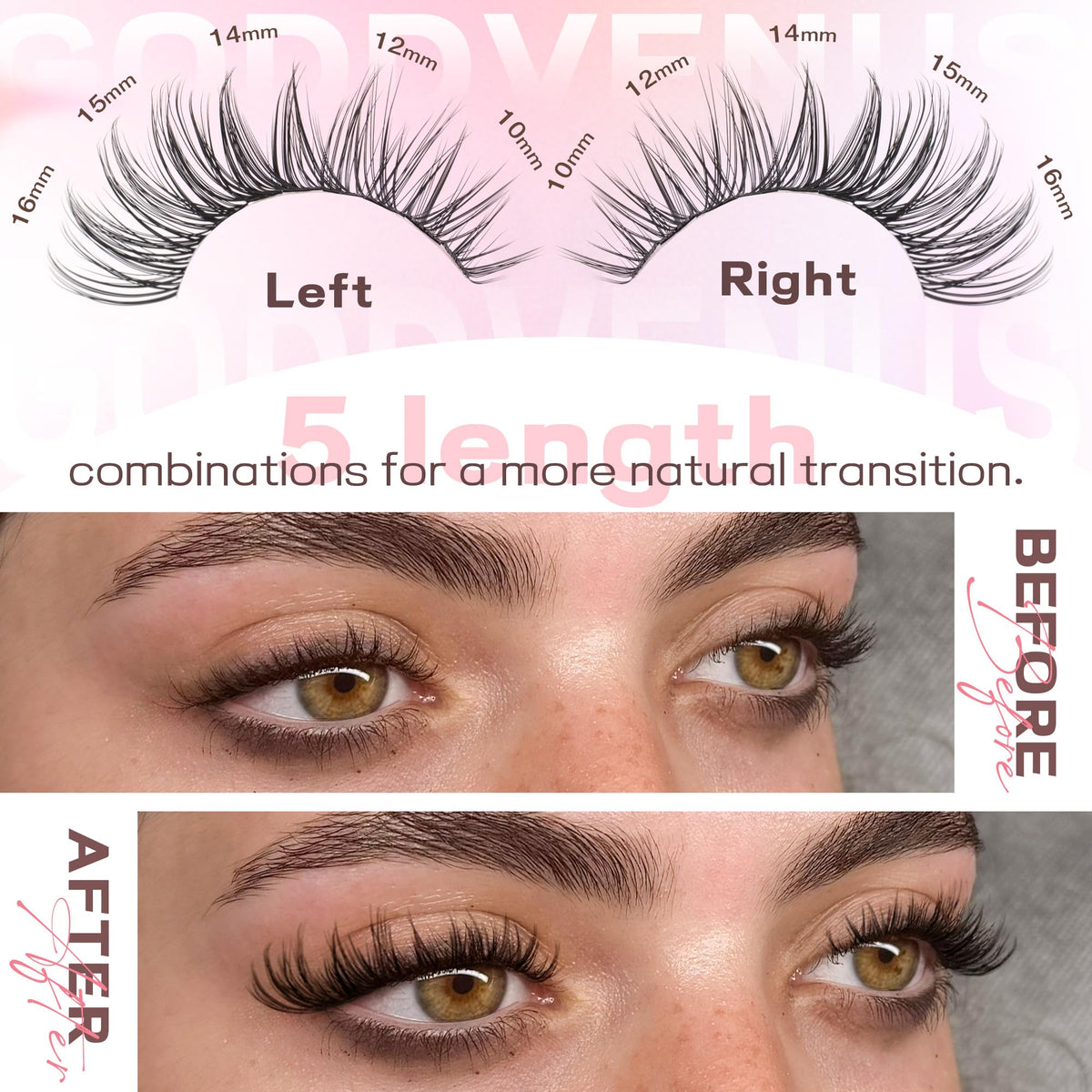 Goddvenus Lash Clusters Kit packaging