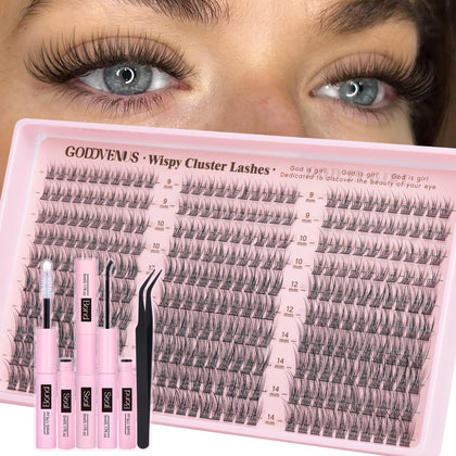 Goddvenus Lash Clusters Kit packaging front view