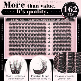 Goddvenus lash clusters kit with tools and accessories