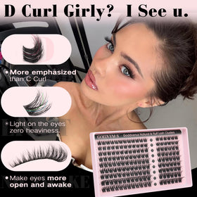 Goddvenus lash clusters showing various lengths and styles