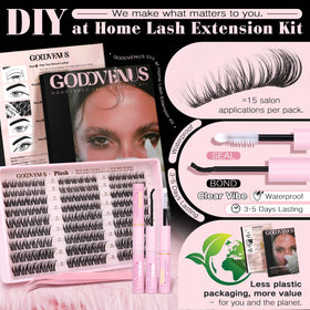 Goddvenus lash clusters with soft band detail