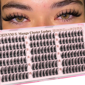 Goddvenus Manga Lash Clusters 12-14-16mm front view