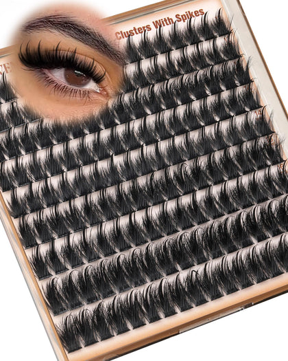 Goddvenus Manga Lash Clusters front view with fluffy design