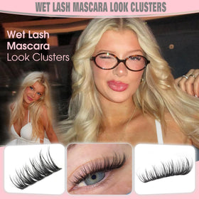 Goddvenus Short Wispy Lash Clusters application demonstration