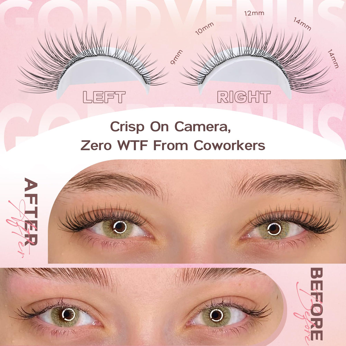 Goddvenus tweezers included in lash kit