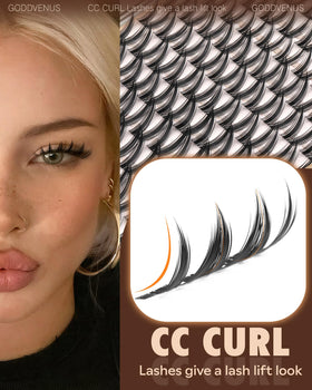 Goddvenus Wispy Bunny Manga Lash Clusters texture detail