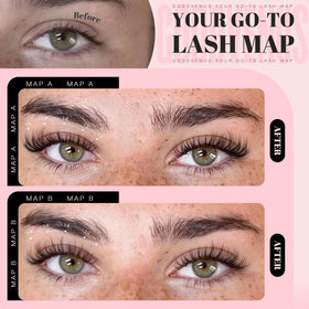 Goddvenus Wispy Lash Clusters showing individual lash clusters