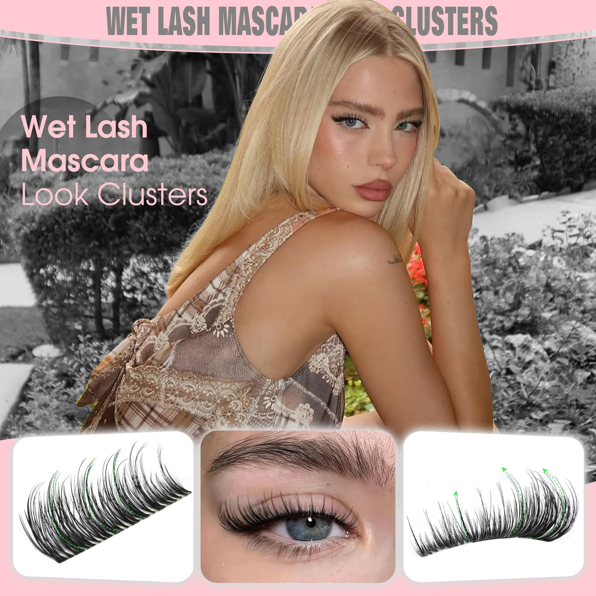 Goddvenus Wispy Natural Lash Clusters packaging