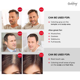 Godefroy Hair Color Tint Kit Light Ash Brown crème developer close-up