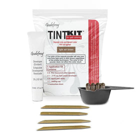Godefroy Hair Color Tint Kit Light Ash Brown front view with packaging