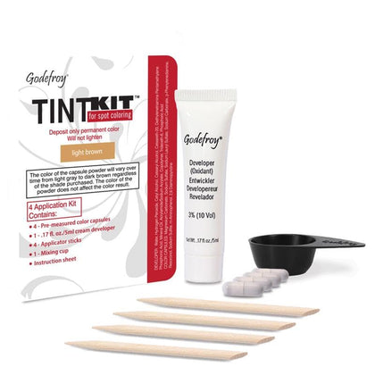 Godefroy Hair Color Tint Kit Light Brown front view