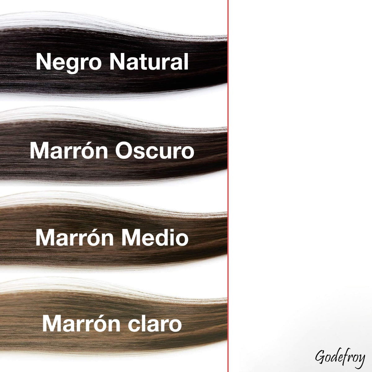 Godefroy Hair Color Tint Kit used on hair for grey coverage