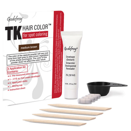 Godefroy Hair Colour Kit Medium Brown front view