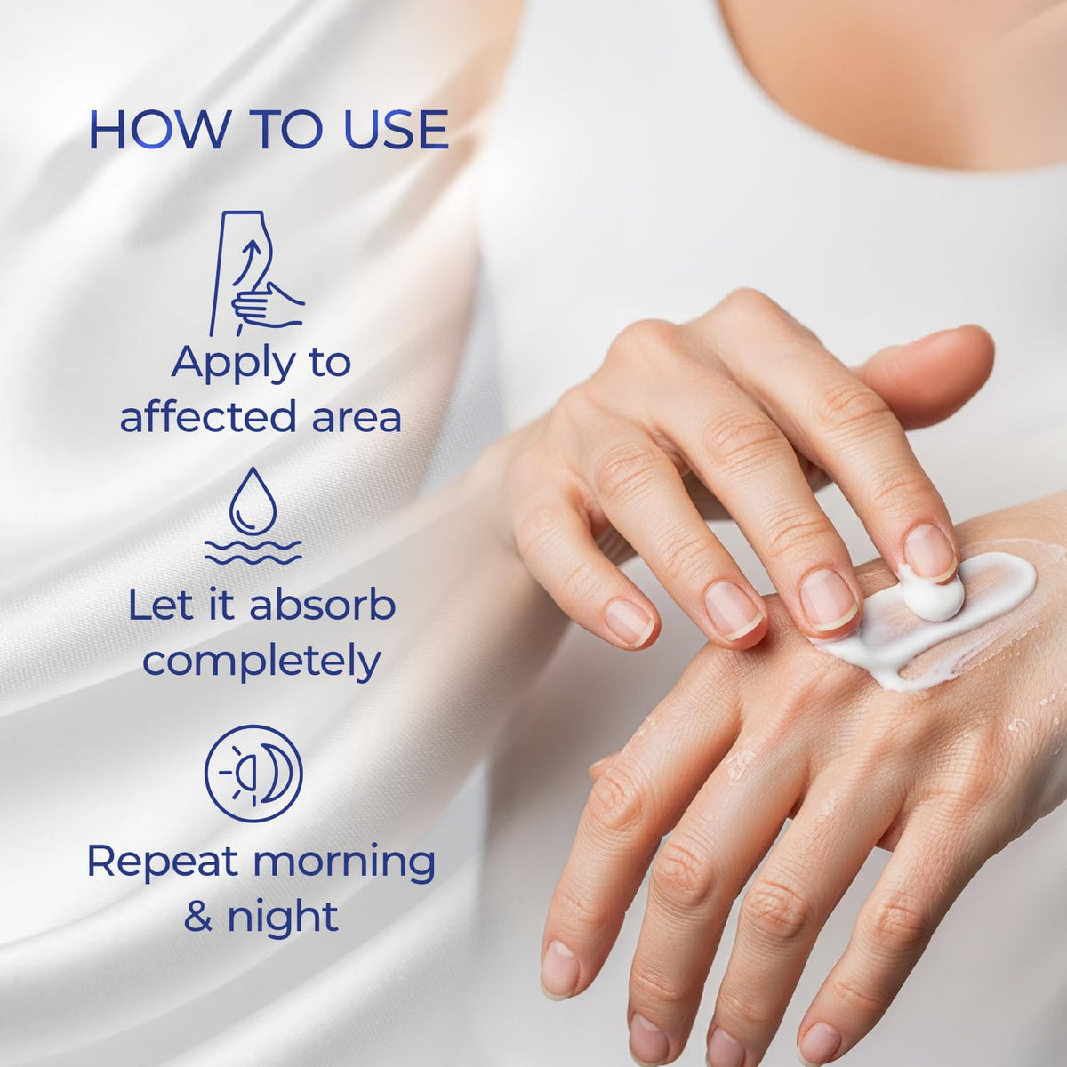 Goicoechea Diabet TX Diabetic Lotion in use on feet