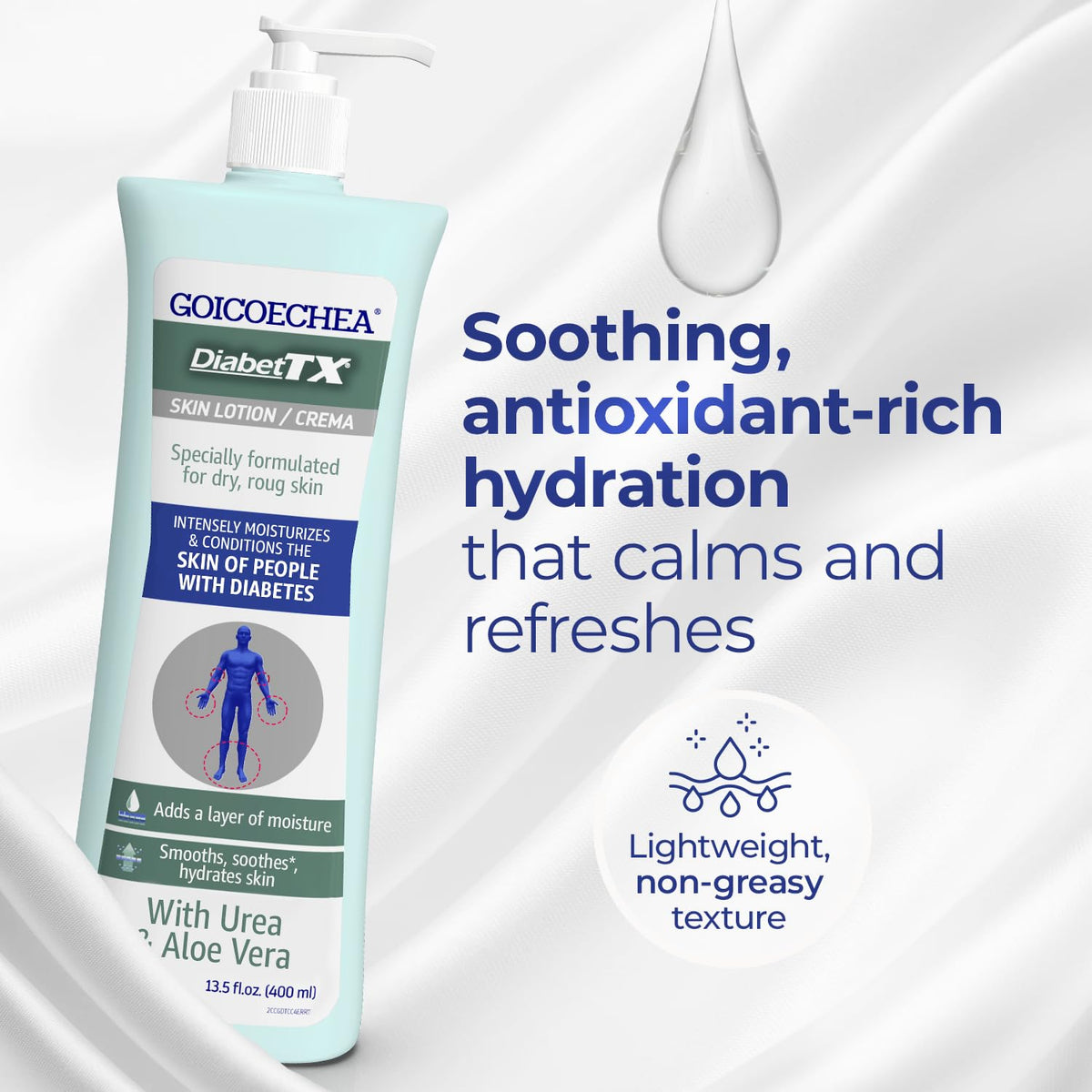 Goicoechea Diabet TX Diabetic Lotion with aloe and oatmeal
