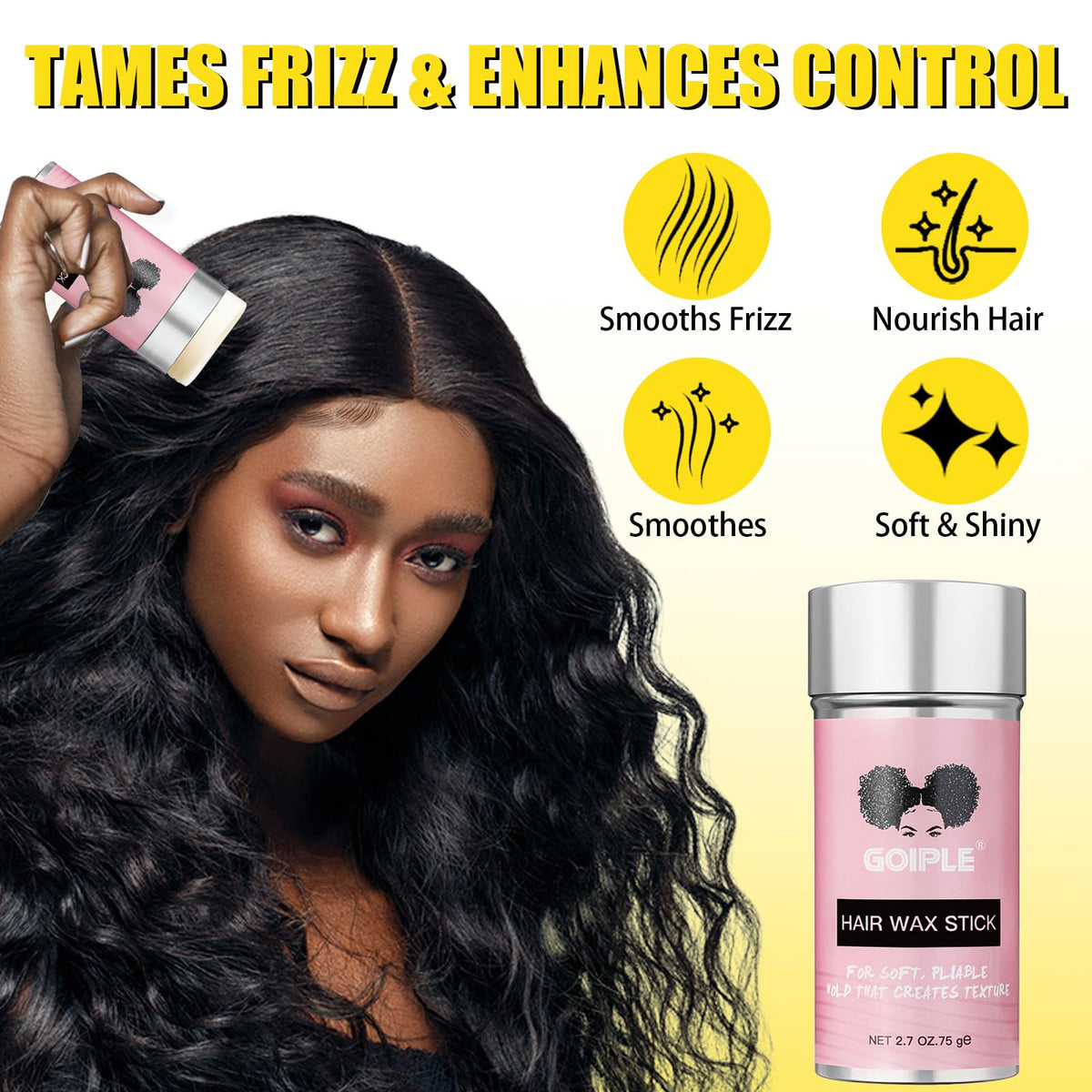 Goiple edge brush for precise styling