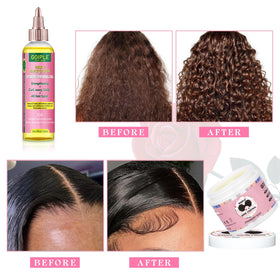 Goiple Edge Control Wax demonstrating non-greasy formula
