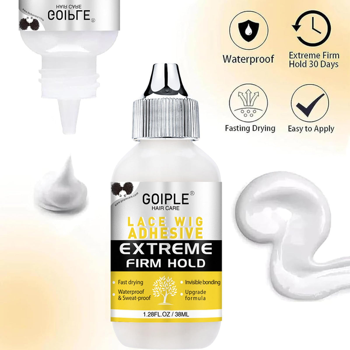 Goiple hair wax stick 2.7 oz for styling wigs