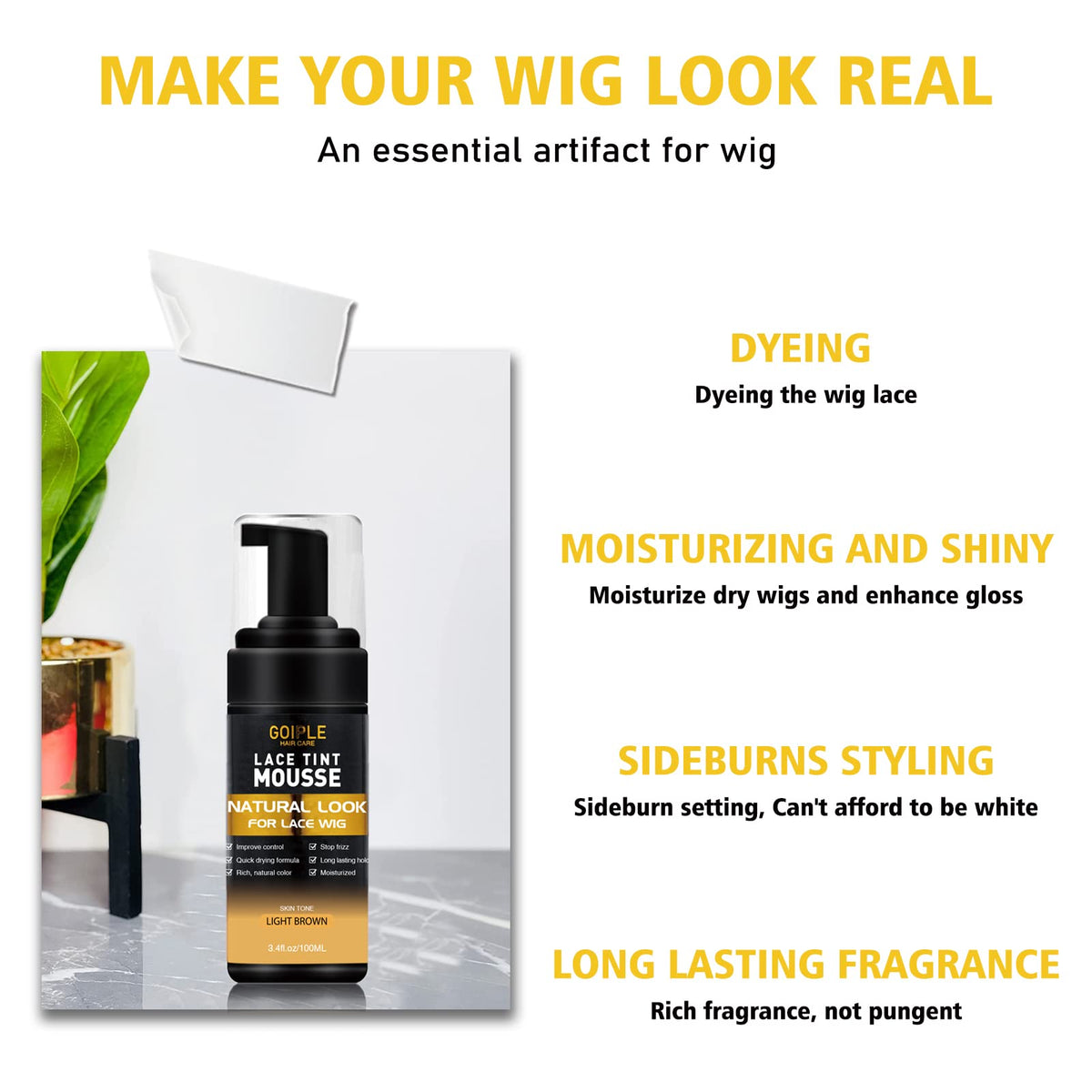 Goiple Lace Tint Melting Mousse hair wax stick