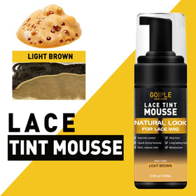 Goiple Lace Tint Melting Mousse Light Brown mousse texture