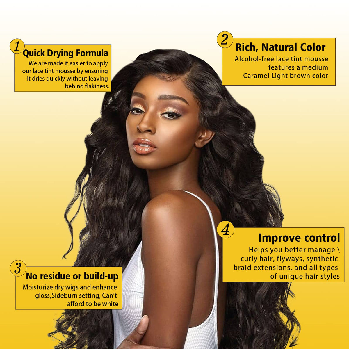 Goiple Lace Tint Melting Mousse wig glue and remover