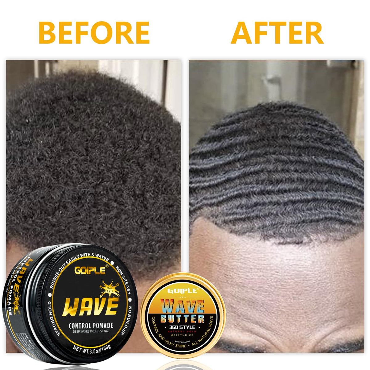 Goiple Wave Pomade for Men lifestyle scene with model
