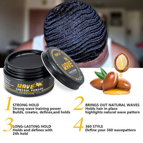 Goiple Wave Pomade for Men showing texture on hand