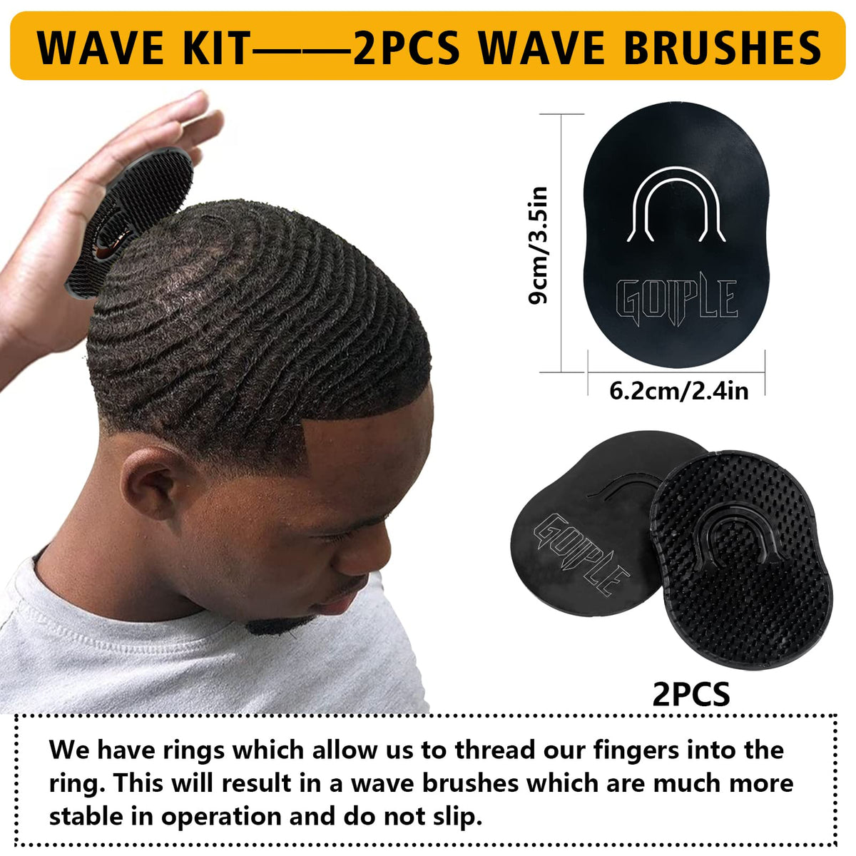 Goiple Wave Pomade jar showing product details