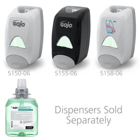 GOJO Foam Hand Hair & Body Wash Cucumber Melon refill being used