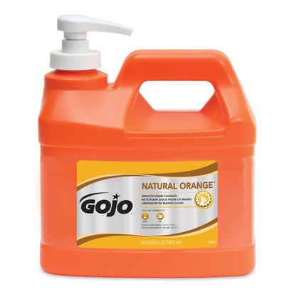GOJO Heavy Duty Hand Cleaner 1/2 gallon bottle front view