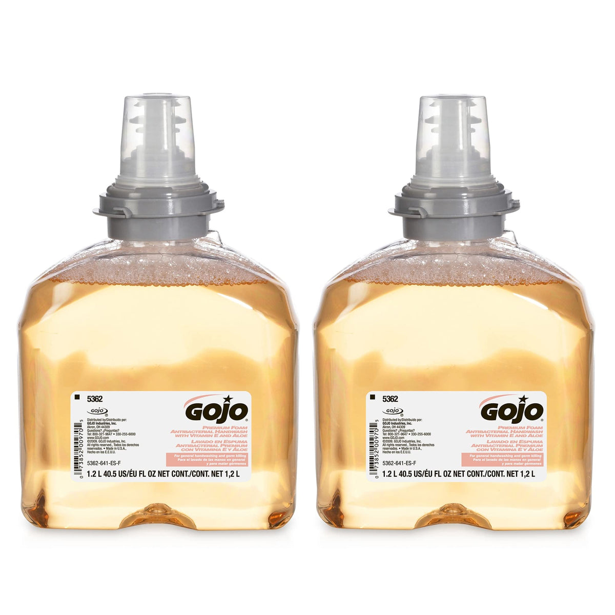 GOJO TFX Antibacterial Foam Soap Refill 1200 mL with fruit scent front view