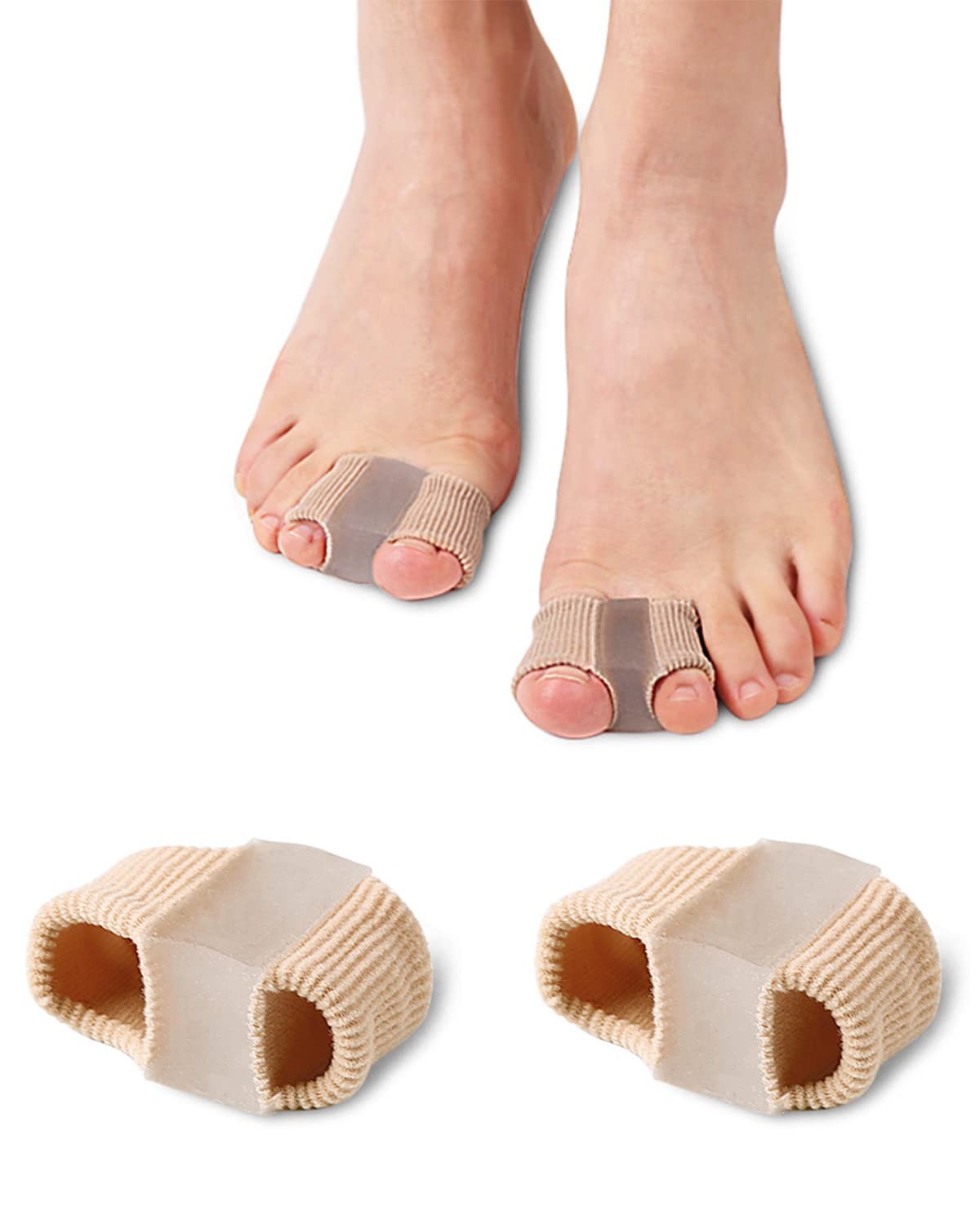 Golbylicc Bunion Toe Separators front view with gel design