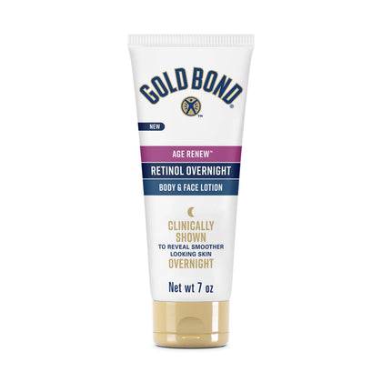 Gold Bond Age Renew Retinol Overnight Lotion 7 oz front view