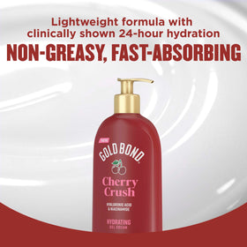 Gold Bond Cherry Crush Hydrating Gel Cream label details