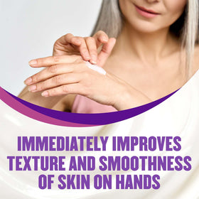 Gold Bond Crepe Corrector Hand Cream applied on hands