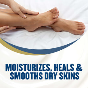 Gold Bond Healing Foot Cream 4 Oz side view with packaging details